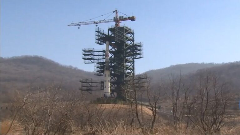 催美對話 朝媒：在西海衛星基地進行重大測試