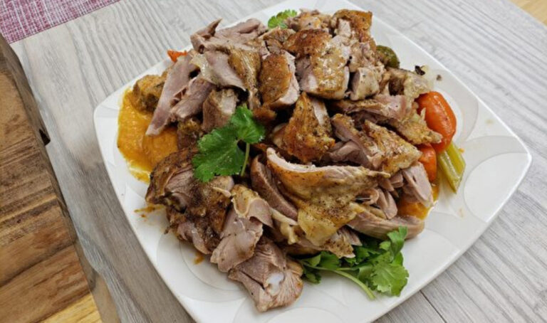 【梁廚美食】烤火雞腿雜菜（組圖）
