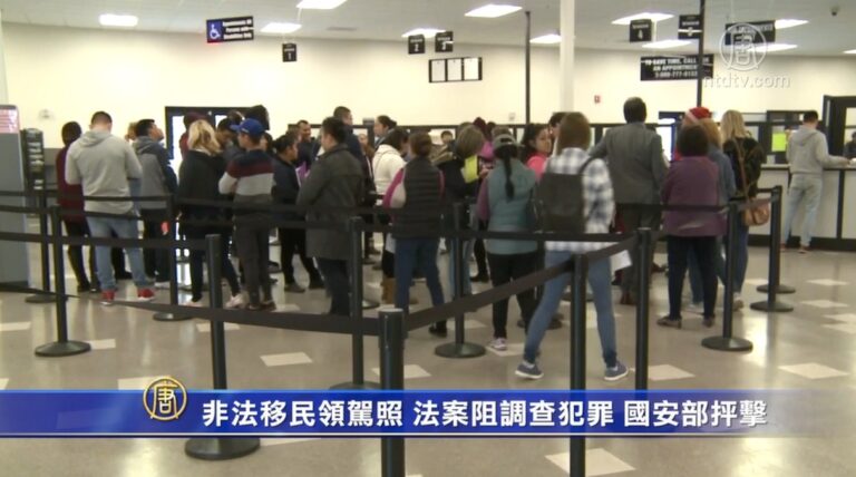 非法移民領駕照 法案阻調查犯罪 國安部抨擊
