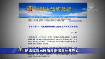 【禁聞】鮑墟鄉派出所所長副鄉長壯年死亡