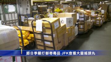 节日季严打邮寄毒品 JFK查获大量摇头丸