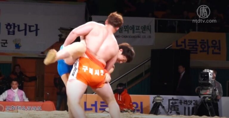 【你好韓國】韓國傳統運動—摔跤（2）