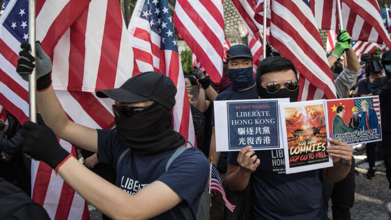 感謝美國保護香港遊行 民眾高呼天滅中共