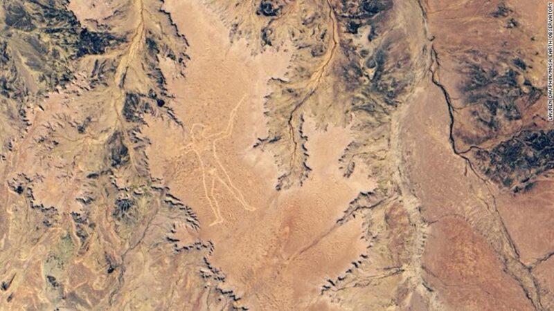 NASA发布澳洲神秘“马里人”地画卫星图