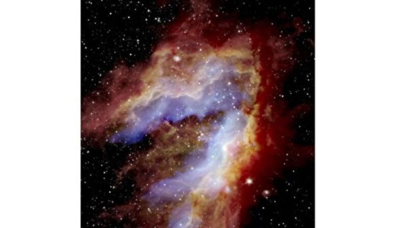 NASA首次看到天鵝星雲內部