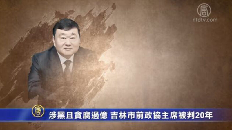 吉林市政協前主席被判20年 貪污受賄1.4億