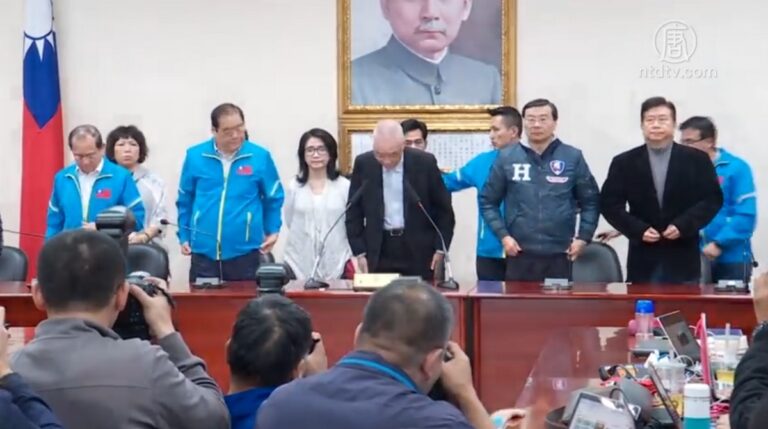 吳敦義辭國民黨主席 曾銘宗暫代秘書長