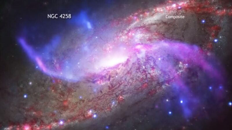 NASA公布银河“美照”：2300万光年外的星系烟火