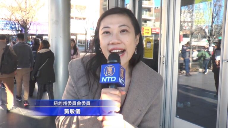 美洲中華書法學會送春聯 紐約民意代表13日送春聯