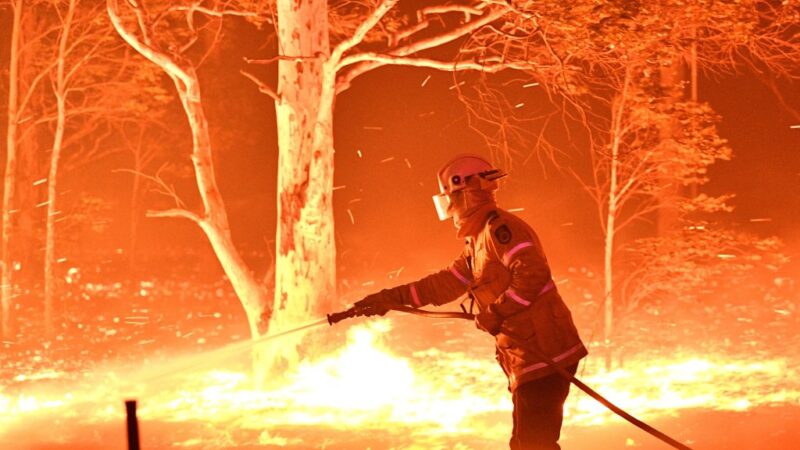 澳洲野火已燒掉3個台灣 非人力能滅 恐再燒1個多月