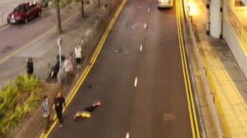 朗屏站列車停駛 港鐵女車長離開駕駛室高處墜亡