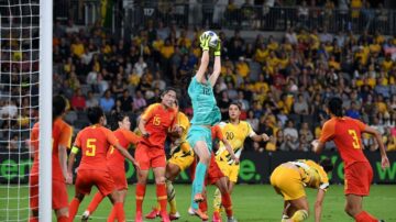 東京奧運女足預選賽 澳洲隊1-1戰平中國隊