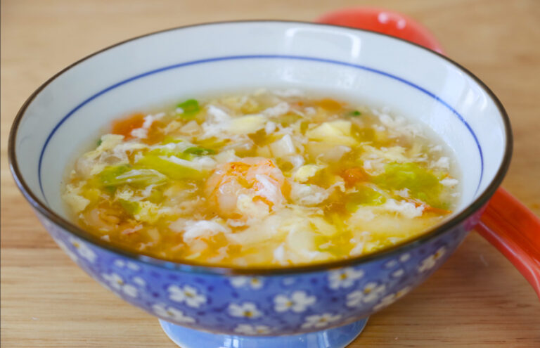 【美食天堂】家常料理食譜 一學就會|蝦仁蔬菜蛋花湯食譜～簡單美味讚不絕口！