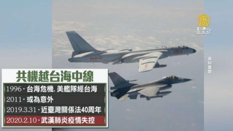 中共军机锁定台机寻衅 台紧急开会 美连日巡航台湾