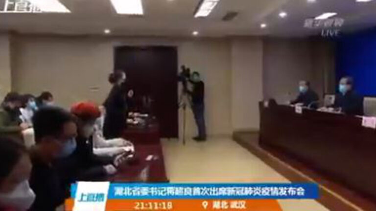 湖北書記答記者兩大敏感問題 被指驢唇不對馬嘴