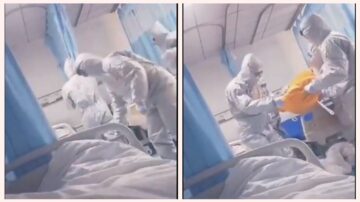 武漢肺炎患者恐怖直播：病友死亡醫生收屍(視頻)