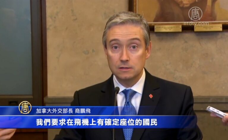加國政府籲加公民 速離開中國大陸