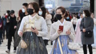 新冠病毒传播 韩国感染增至1261例 日本关闭学校