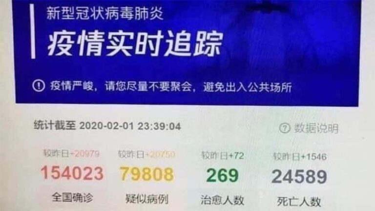 騰訊報疫情三次閃現超大數字 被疑有人洩真相