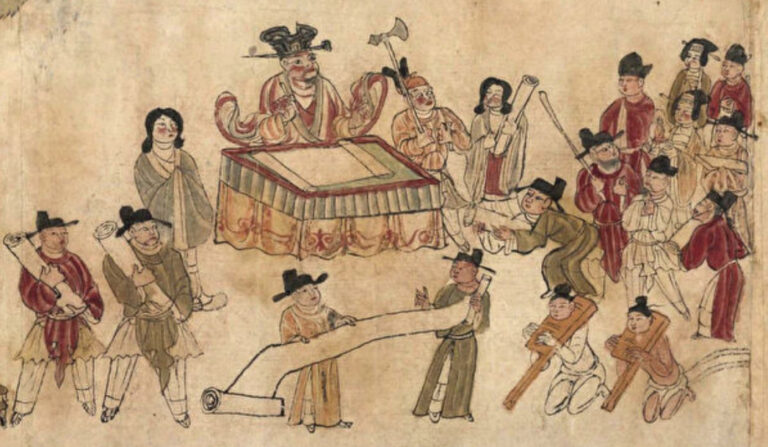 在陰間受審判 因積德還陽延壽十二年（組圖）