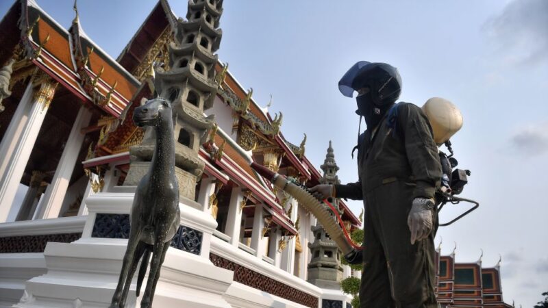 泰国防中共肺炎疫情扩大 26日进入紧急状态