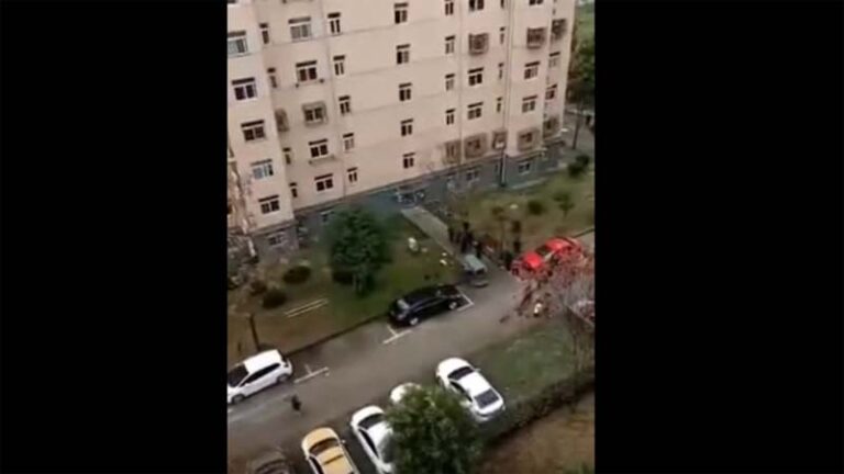 武漢兩孤寡老人攜手跳樓 傳因封戶斷糧(視頻)