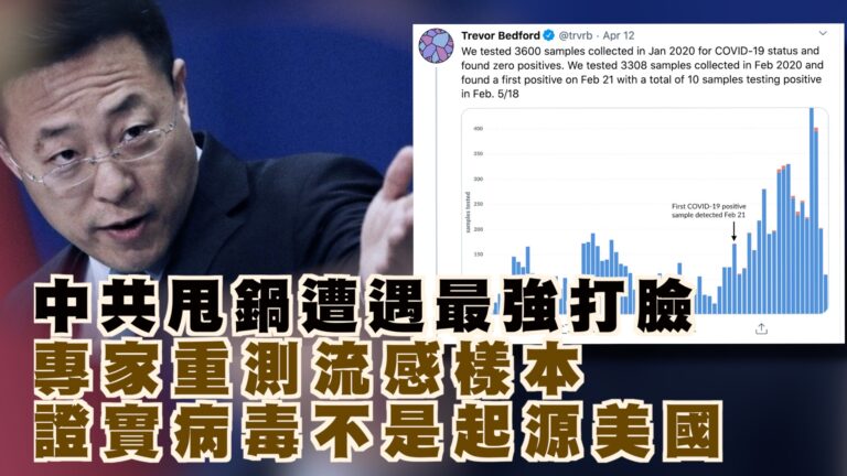中共甩鍋遭遇最強打臉 專家證實病毒並非起源美國【西岸觀察】
