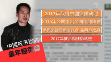 唐吉田刘巍吊销律师证10年：中国人权溃烂