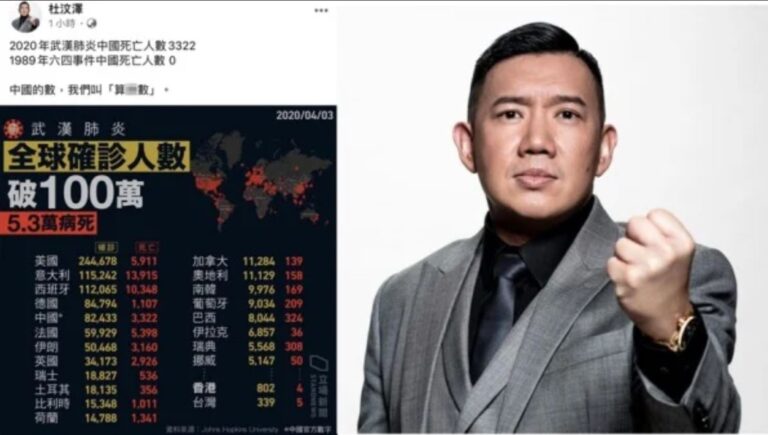 「清零」奏效？杜汶澤發文揭中共造假醜態