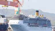 意籍郵輪泊靠長崎港 中共肺炎已累計48起