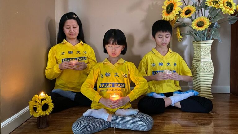 大紐約地區點燭光 紀念「四·二五」