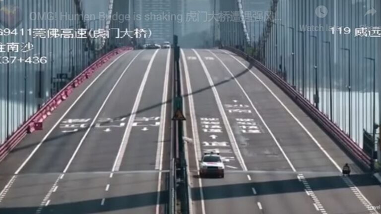 江澤民題名的大橋又出事？網民嘲諷：感染肺炎