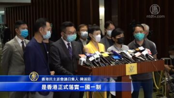 中共通过国安法 港民主派：影响所有人