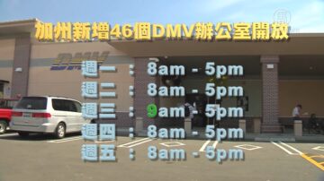 加州车管局DMV再开放46个办公室