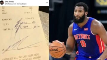 NBA球星暖心打賞1000美元小費 服務生感動爆哭