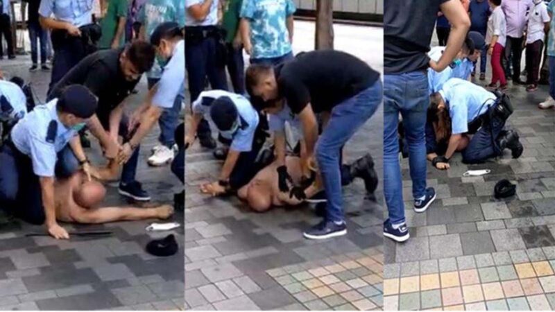 香港男遭警察压颈亡 警称“适当武力”