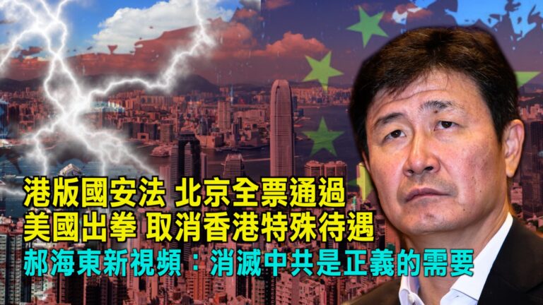 郝海東談港版國安法：希特勒都不敢這樣幹