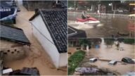 组图:中国南方8省遇洪灾 多个城市“看海”