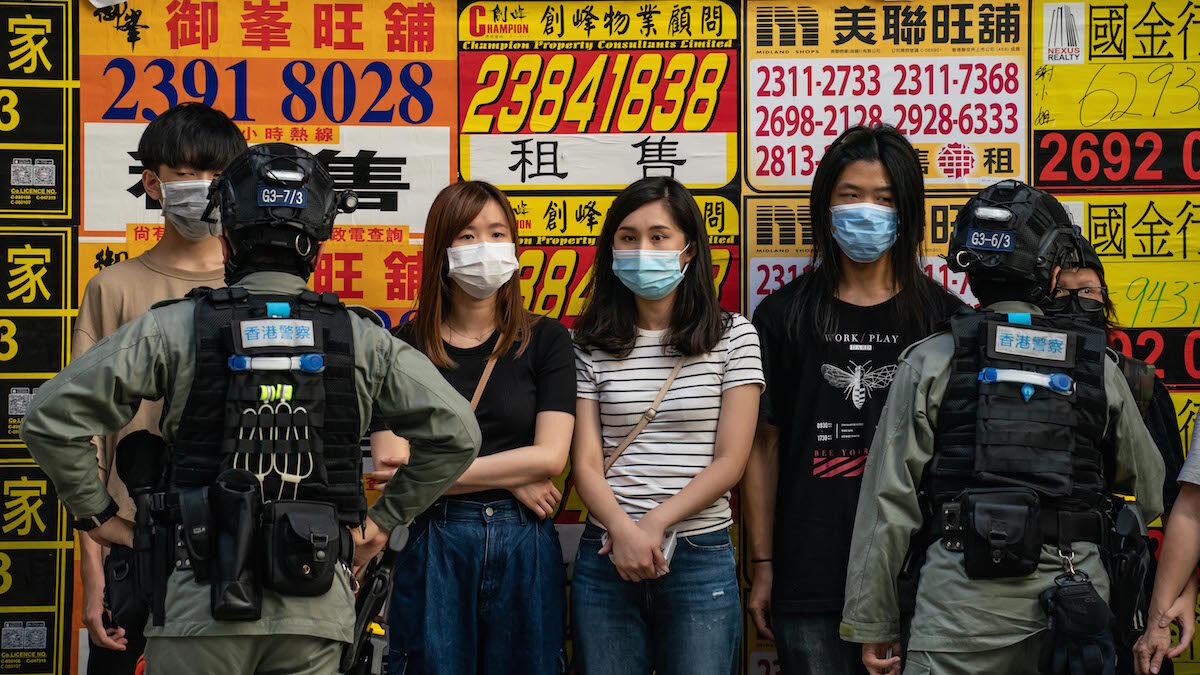 【禁闻】香港游行反国安法 港警滥捕53人