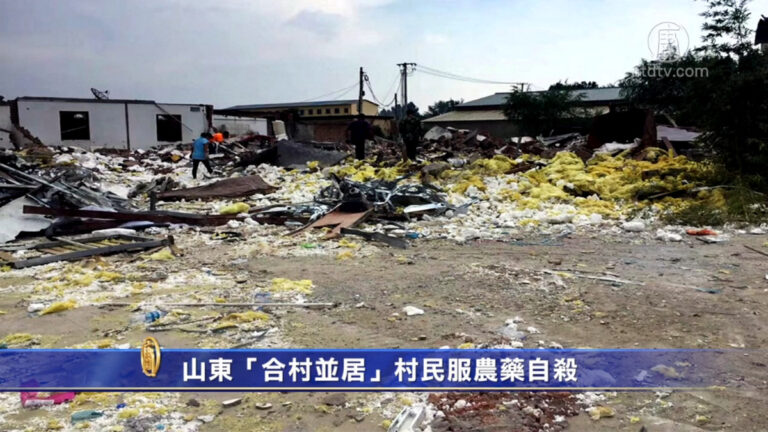 山東「合村並居」村民服農藥自殺