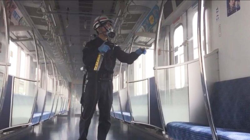 東京都連3天破200例 地下鐵鍍抗菌塗層防疫