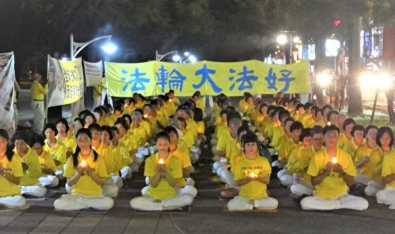 蒙難21年 屏東法輪功夜悼 政要聲援反迫害（組圖）
