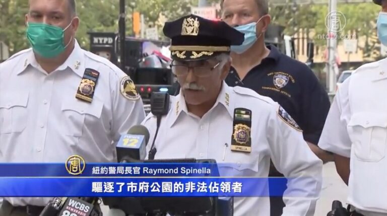 露營一個月 紐約警方對市府佔領者清場