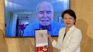 驻纽约台北经文处徐俪文于孔杰荣教授赠勋典礼致词
