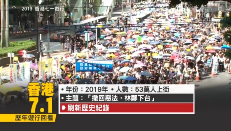 港人不畏國安法爭民主 回顧歷屆七一遊行