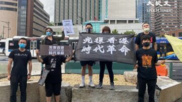 中共实施国安法 各地华人声援港人抗争