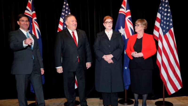 美澳2+2部长会议强化围堵中共 拟扩大五眼联盟