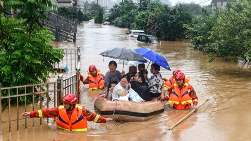 長江變「懸河」 江西發布最高洪災預警