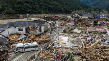 日本九州豪雨恐下到10日 灾区满目疮痍已酿59死