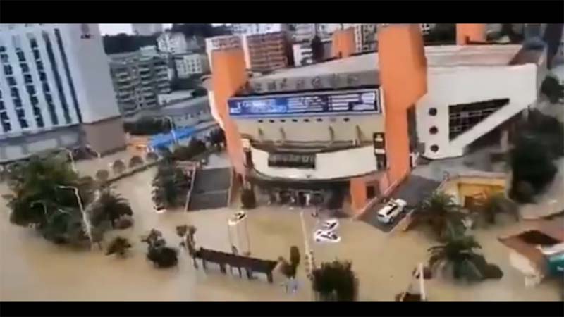 城市失守：湖北地級市一夜被淹傳因洩洪（視頻）